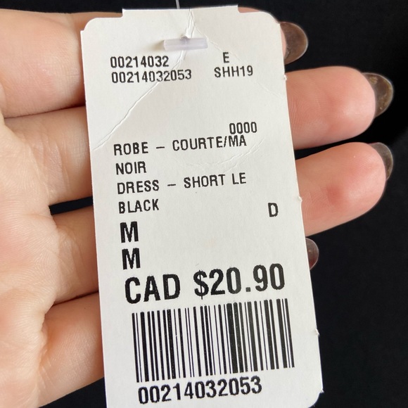 VNeck T-shirt Dress - Picture 3 of 3